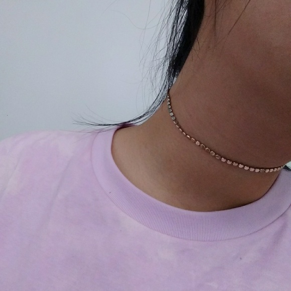 Simple Beaded Chain Chocker - Picture 4 of 4